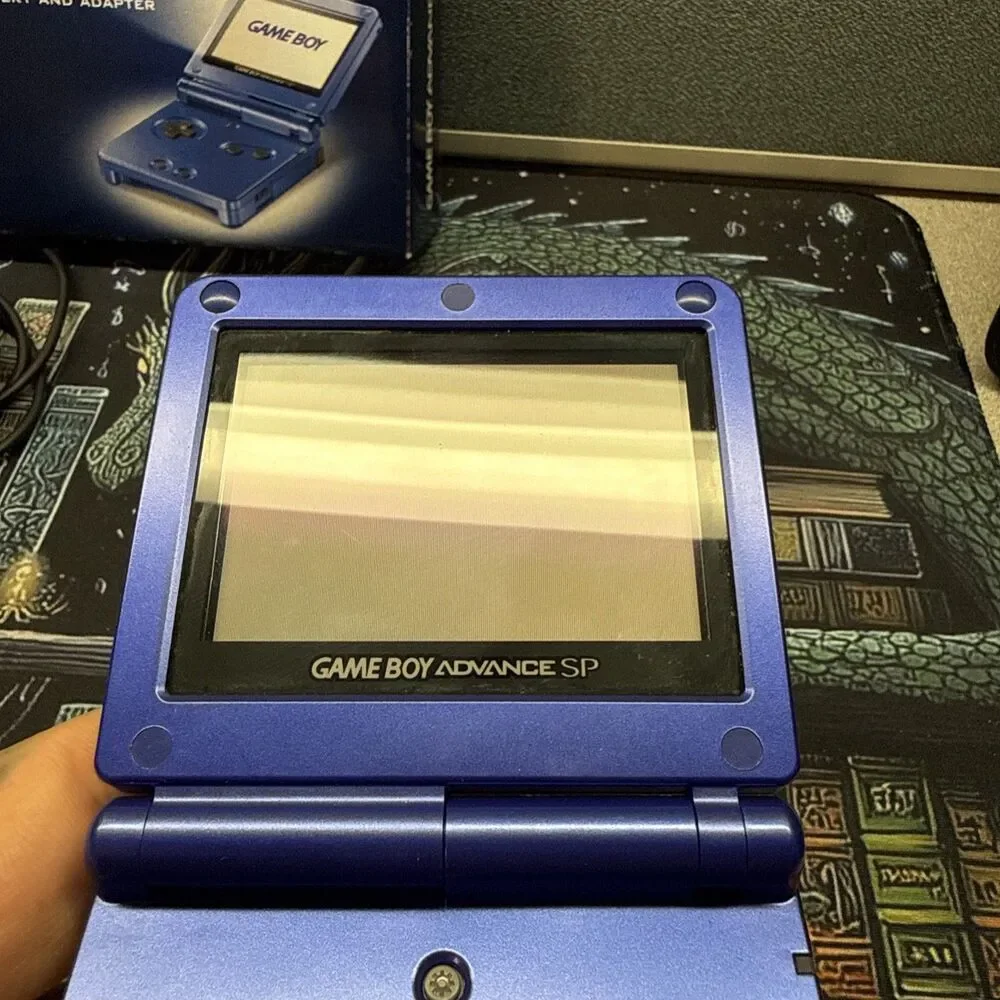 Nintendo GameBoy Advance SP GBA Handheld Console Complete Very Good Condition